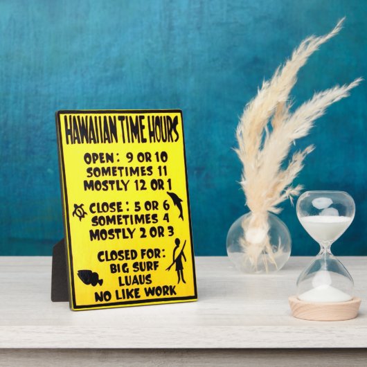 hawaiitische tijdplak fotoplaat (Zijkant)