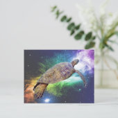 Hawaiitische zeeen schildpadden prints briefkaart (Staand voorkant)