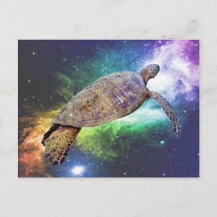 Hawaiitische zeeen schildpadden prints briefkaart