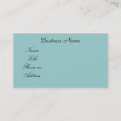 Hawaiitische zeeen schildpadden visitekaartje (Achterkant)