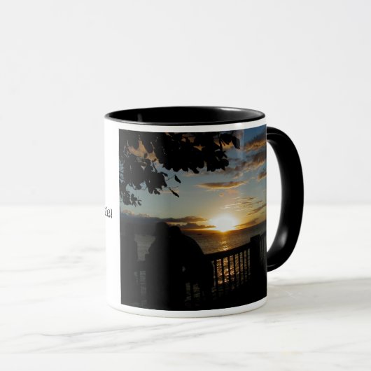 Hawaiitische zonsondergang Mok (Voorkant rechts)