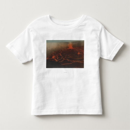 HawaiiView of Lava Trails in KilauerHawaii Kinder Shirts (Voorkant)