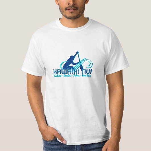 Hawaiki Nui T-shirt (man of vrouw, opties) (Voorkant)