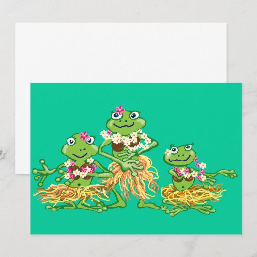 Hawaipartij Kaart (Voorkant / Achterkant)