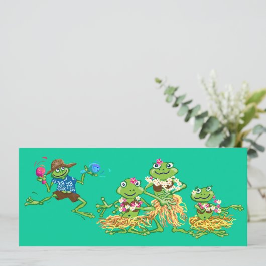 Hawaipartij Kaart (Staand voorkant)