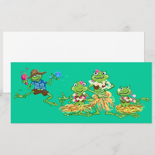 Hawaipartij Kaart (Voorkant / Achterkant)