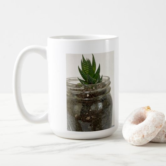 Hawarthia Succulent Koffiemok (Met donut)