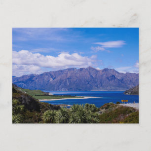 Hawea-meer, Nieuw-Zeeland - Briefkaart