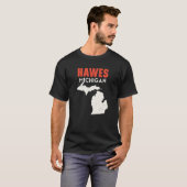 Hawes Michigan USA State America Revel Michigania T-shirt (Voorkant volledig)