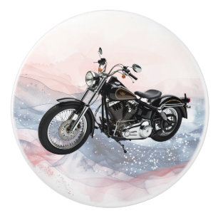 Hawg Heritage Patriotic V-Twin Shovelhead Era Knob Keramische Knop