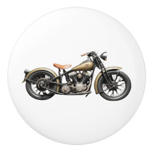 Hawg Heritage V-Twin Knucklehead Era keramische kn Knop