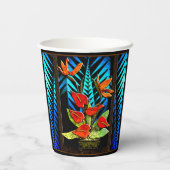 Hawian Kerstboeket Papieren Bekers (Achterkant)