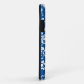 Hawiian Blue Flower Pattern Case-Mate iPhone Case (Achterkant/rechts)