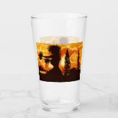 Hawiian Hula Dancer Glas (Voorkant)
