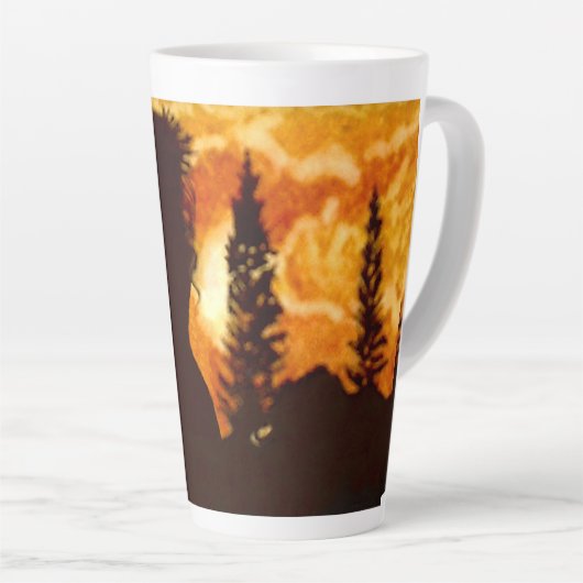 Hawiian Hula Dancer Latte Mok (Rechterhoek)