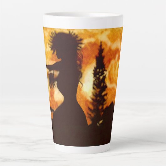 Hawiian Hula Dancer Latte Mok (Voorkant)