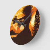 Hawiian Hula Dancer Ronde Klok (Hoek)