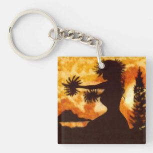 Hawiian Hula Dancer Sleutelhanger