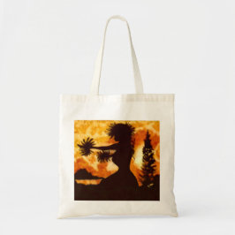 Hawiian Hula Dancer Tote Bag