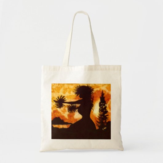 Hawiian Hula Dancer Tote Bag (Voorkant)