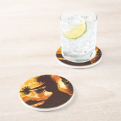 Hawiian Hula Dancer Zandsteen Onderzetter (Zijkant)