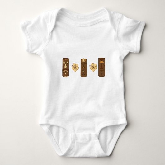 Hawiian Tiki Gods Romper (Voorkant)