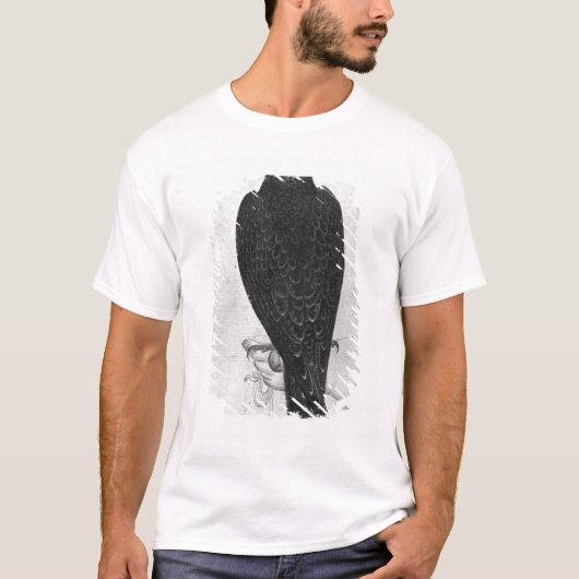 Hawk aan de hand t-shirt (Voorkant)