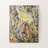 Hawk Abstract Kunstontwerp Overmaats Jigzaag Puzzl Legpuzzel (Verticaal)