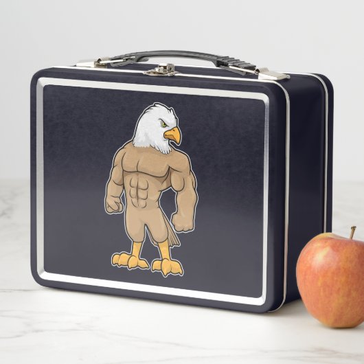 Hawk als Bodybuilder met Six pack (In situ)