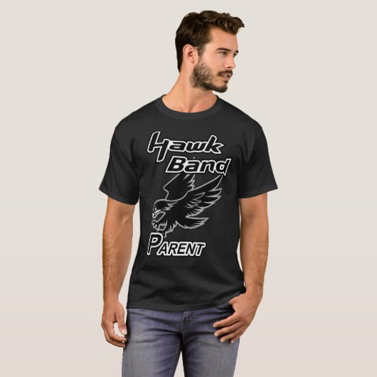 Hawk Band Parent-Shirt T-shirt (Voorkant volledig)