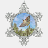 Hawk Bird Kerstfeestay Ornament (Voorkant)