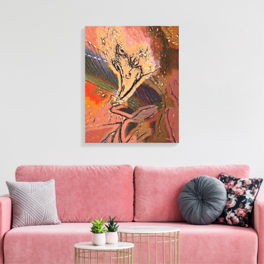 HAWK CANVAS AFDRUK (Insitu (Woonkamer))