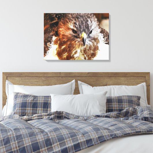 HAWK CANVAS AFDRUK (Insitu (Slaapkamer))