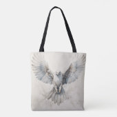 Hawk Canvas tas - Natuur-geïnspireerd,  cadeau (Achterkant)