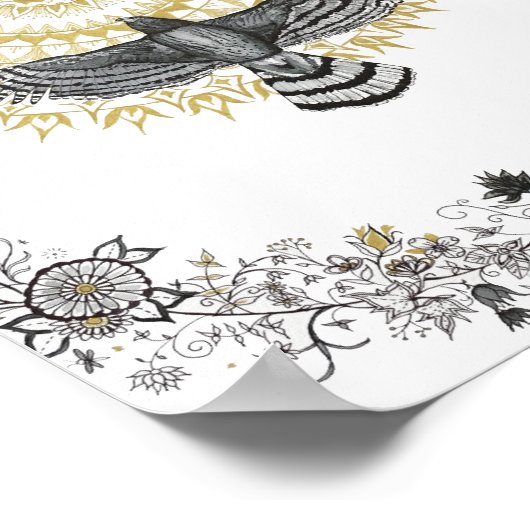 Hawk Dreams 8x10 afdrukken Poster (Hoek)