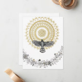 Hawk Dreams Notitiekaartje (Voorkant / Achterkant in situ)