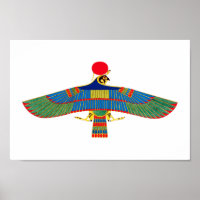 Hawk embleem Ra egypte oude farao piramide god h