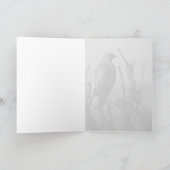 Hawk en Moon Wenskaart Kaart (Binnen)