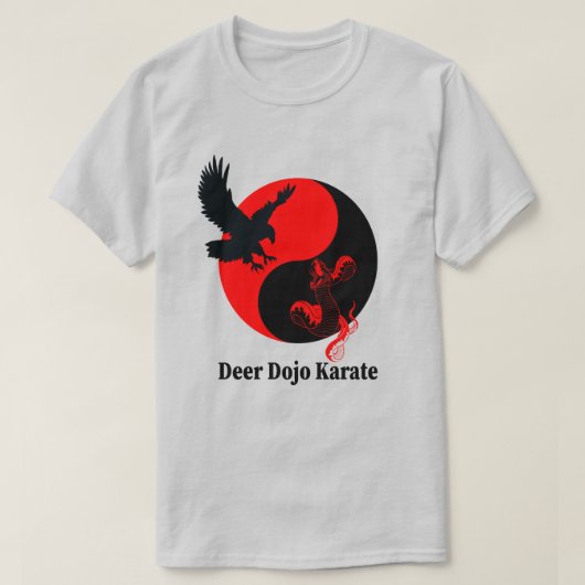 Hawk en Snake - Deer Dojo T-shirt (Design voorkant)
