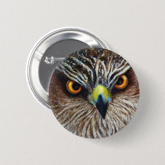 Hawk Eyes Button (Voorkant /achterkant)
