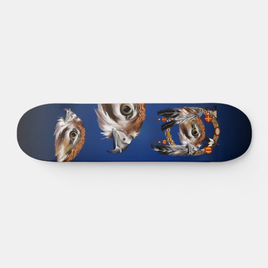 Hawk Face Dreamweaver Skateboard (Horizontaal)