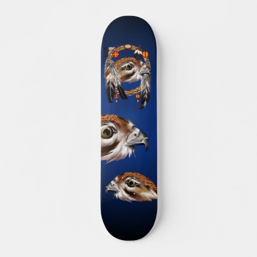 Hawk Face Dreamweaver Skateboard (Voorkant)