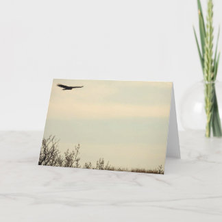 Hawk Flying High Note Kaart