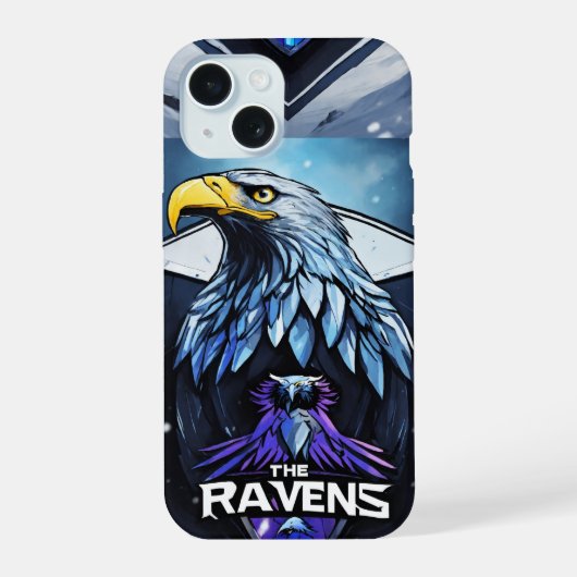 Hawk & Halo iPhone 15 Case (Achterkant)