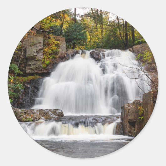 Hawk-Herfsten in het najaar Ronde Sticker (Voorkant)