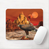 Hawk in het Rode Gegebergte Mousepad Muismat (Met muis)