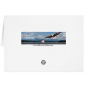 Hawk in vlucht (Achterkant Horizontaal)