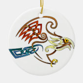Hawk Keramisch Ornament (Voorkant)
