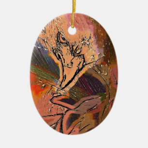 HAWK KERAMISCH ORNAMENT