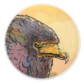 HAWK KERAMISCHE KNOP (Voorkant)